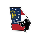 Georgia Flag Sticker