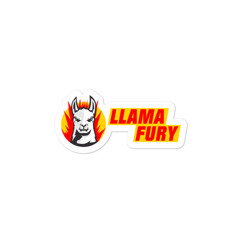 Llama Fury Logo Sticker