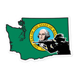 Washington Flag Sticker
